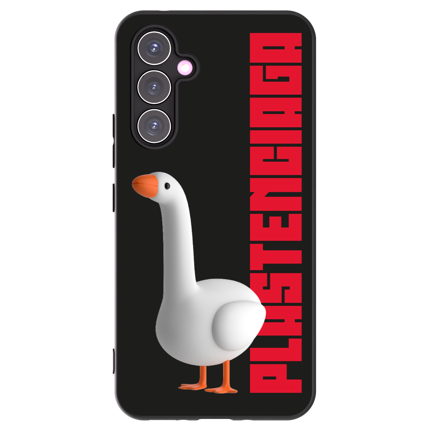 Picasee Μαύρη θήκη σιλικόνης για Samsung Galaxy A54 5G A546B - Kiky Ricky