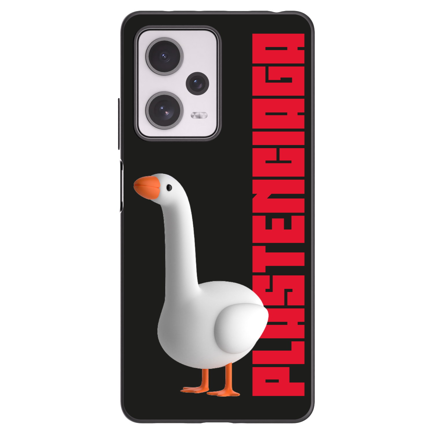 Picasee Μαύρη θήκη σιλικόνης για Xiaomi Redmi Note 12 Pro+ 5G - Kiky Ricky