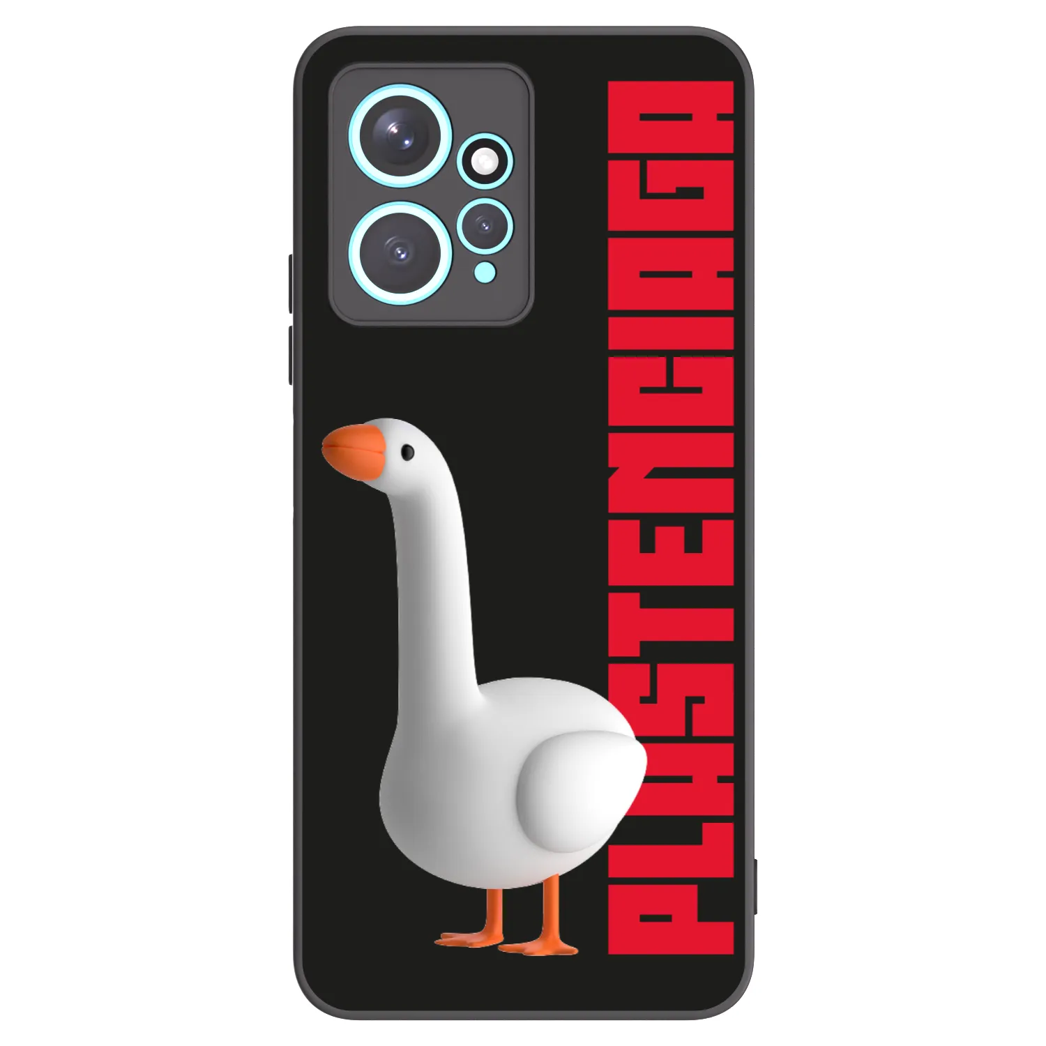 Picasee Μαύρη θήκη σιλικόνης για Xiaomi Redmi Note 12 4G - Kiky Ricky