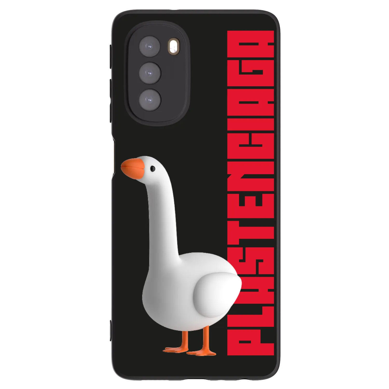 Picasee Μαύρη θήκη σιλικόνης για Motorola Moto G51 - Kiky Ricky