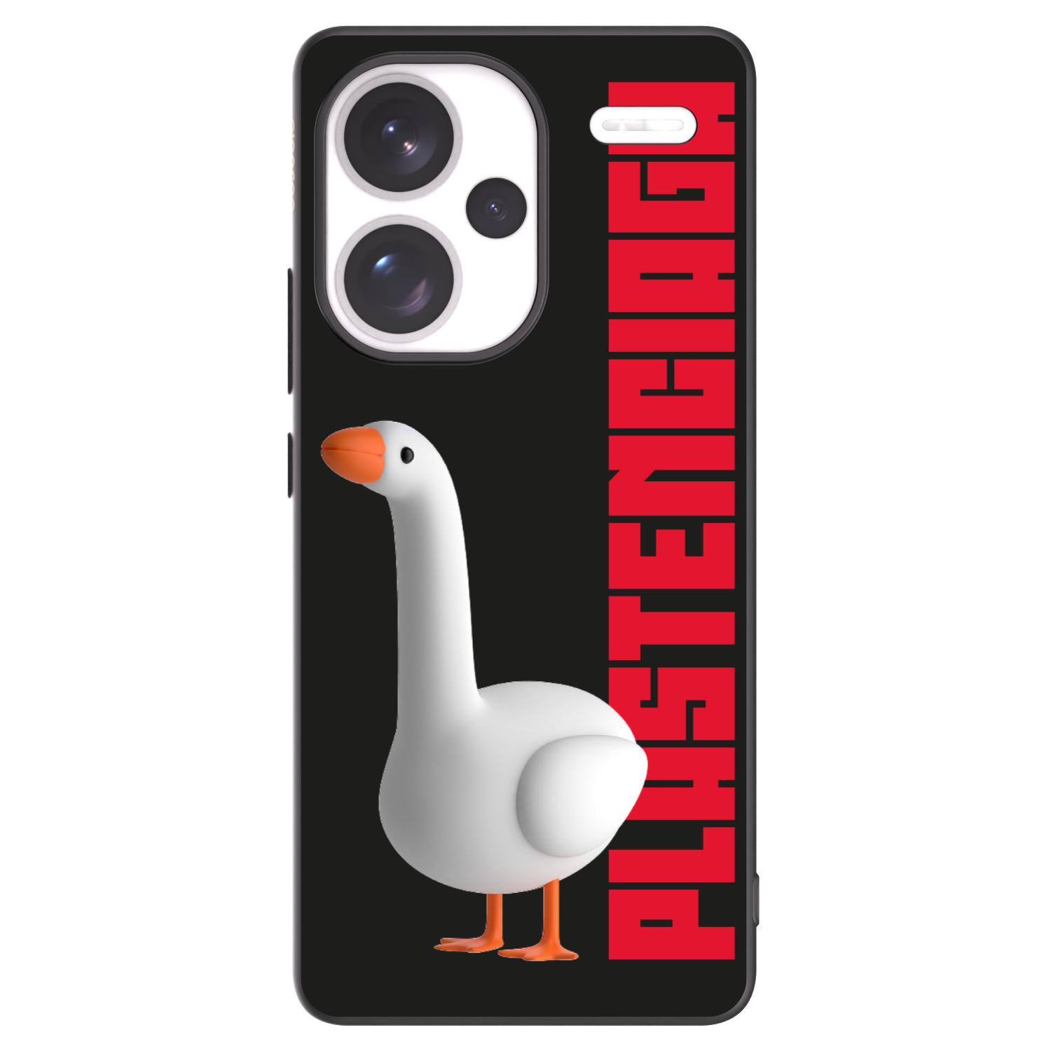 Picasee Μαύρη θήκη σιλικόνης για Xiaomi Redmi Note 13 Pro+ 5G - Kiky Ricky