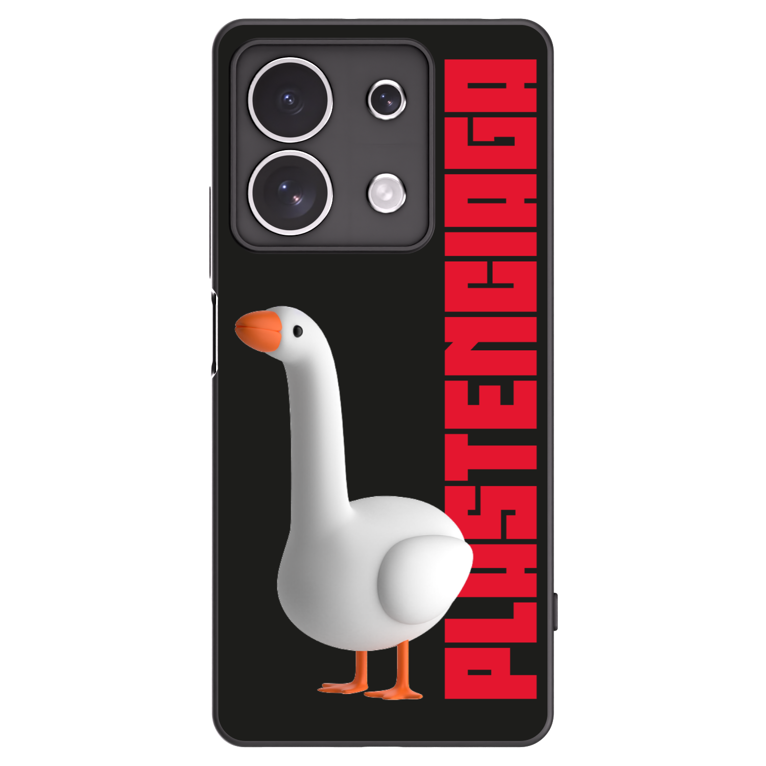 Picasee Μαύρη θήκη σιλικόνης για Xiaomi Redmi Note 13 4G - Kiky Ricky