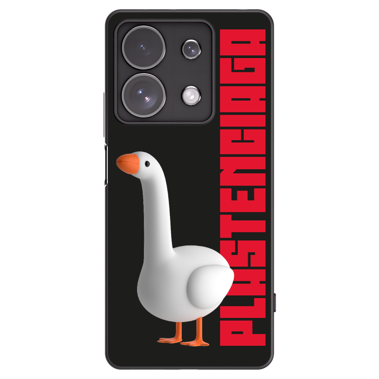 Picasee Μαύρη θήκη σιλικόνης για Xiaomi Redmi Note 13 Pro 4G - Kiky Ricky