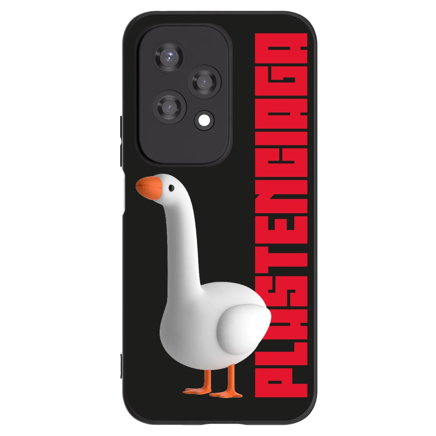 Picasee Μαύρη θήκη σιλικόνης για Honor 200 Lite - Kiky Ricky