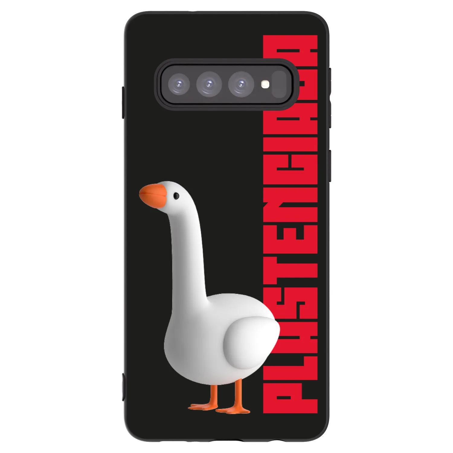 Picasee Μαύρη θήκη σιλικόνης για Samsung Galaxy S10 G973 - Kiky Ricky