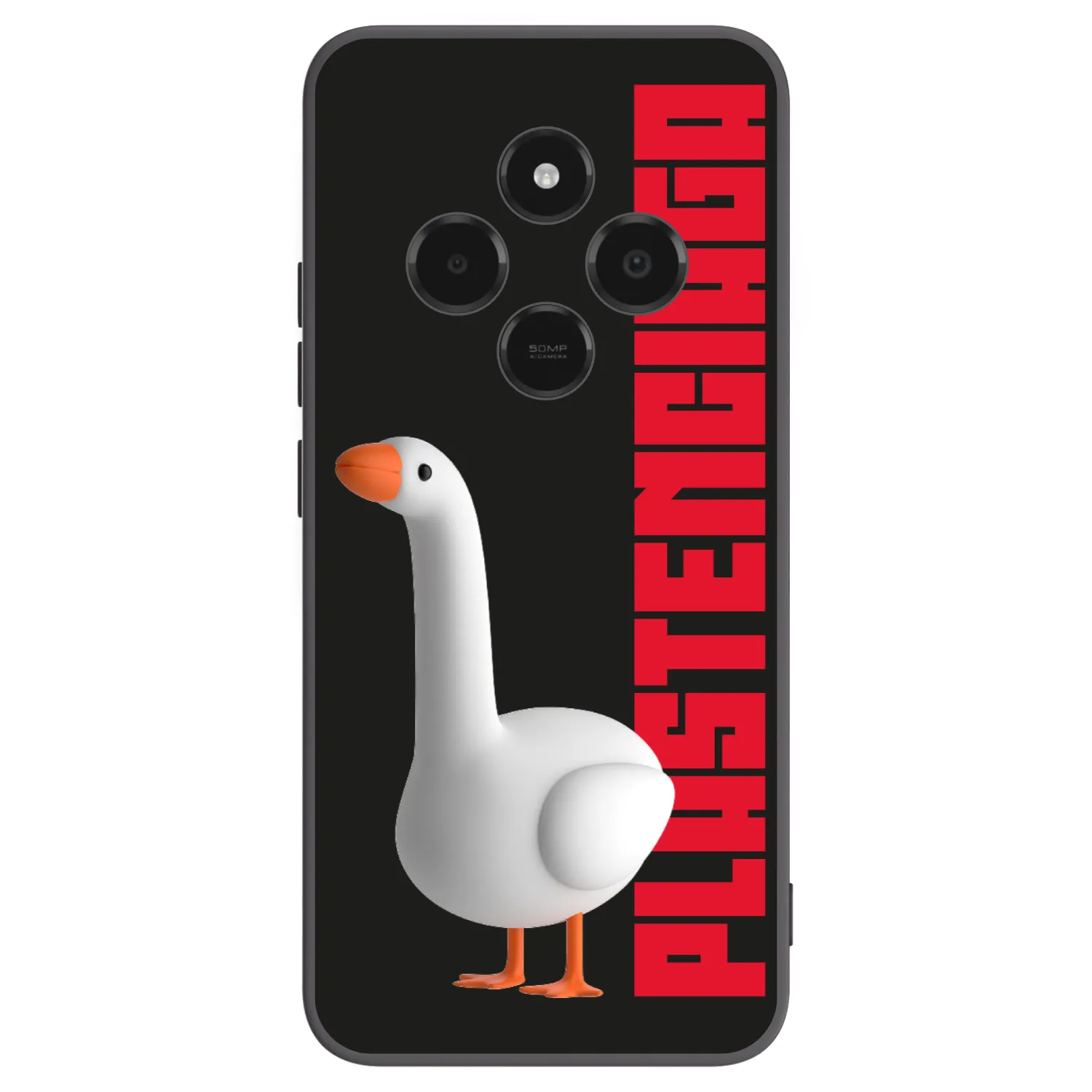 Picasee Μαύρη θήκη σιλικόνης για Xiaomi Poco C75 - Kiky Ricky