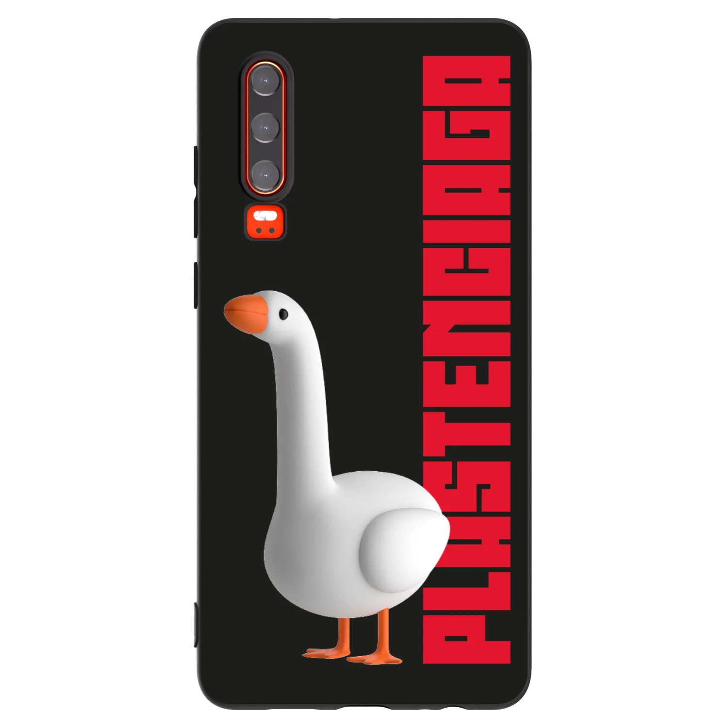 Picasee Μαύρη θήκη σιλικόνης για Huawei P30 - Kiky Ricky