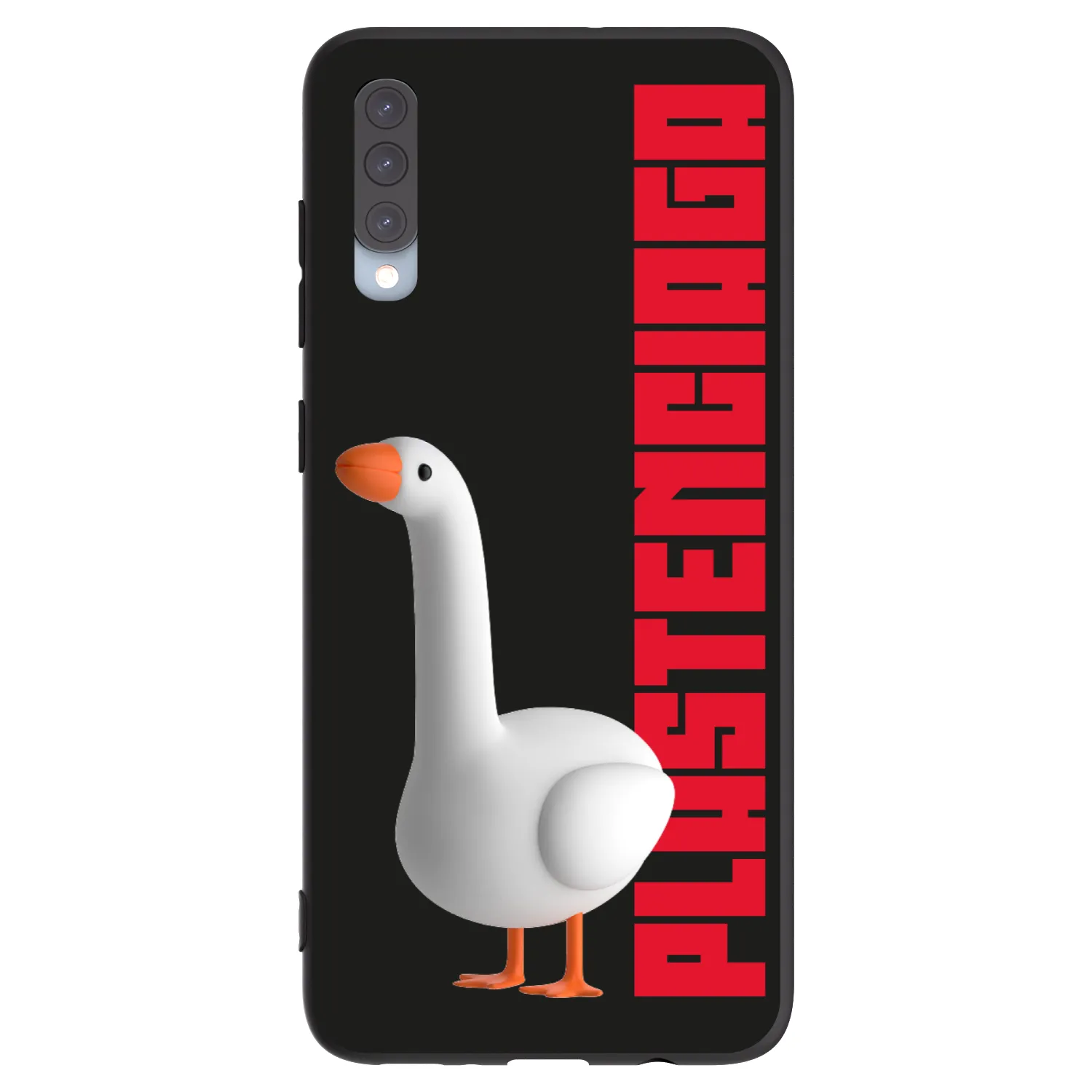 Picasee Μαύρη θήκη σιλικόνης για Samsung Galaxy A70 A705F - Kiky Ricky