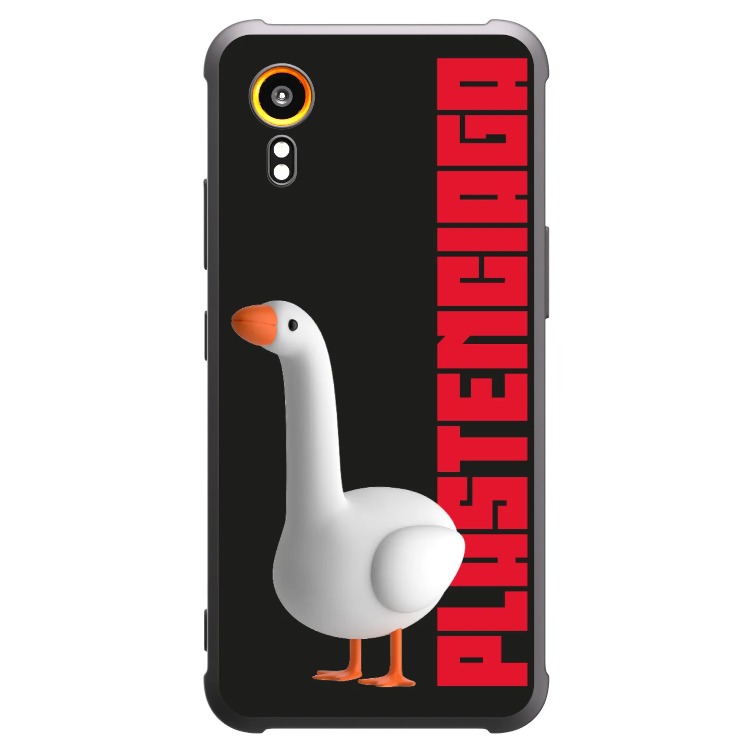 Picasee Μαύρη θήκη σιλικόνης για Samsung Galaxy Xcover 7 - Kiky Ricky