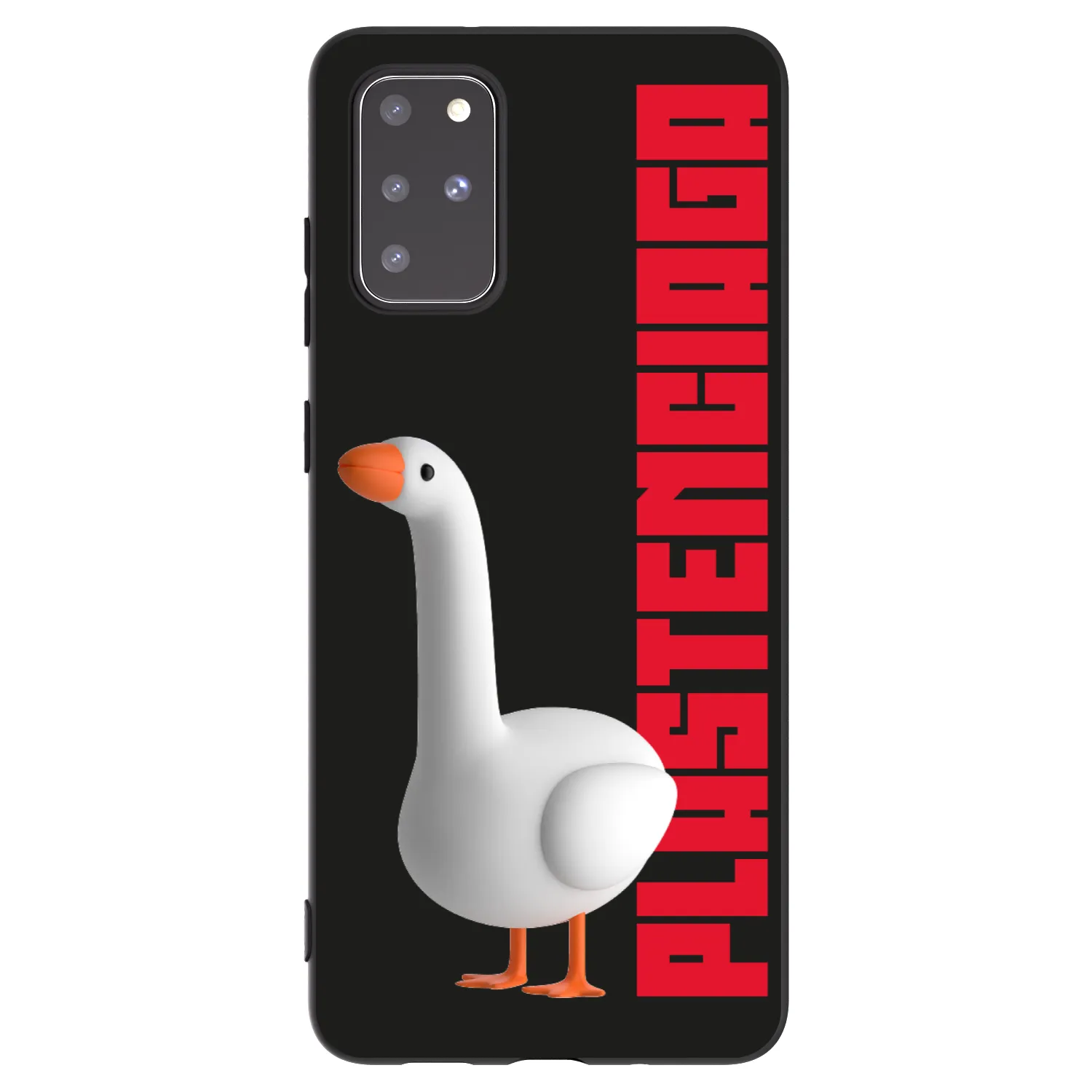 Picasee Μαύρη θήκη σιλικόνης για Samsung Galaxy S20+ G985F - Kiky Ricky