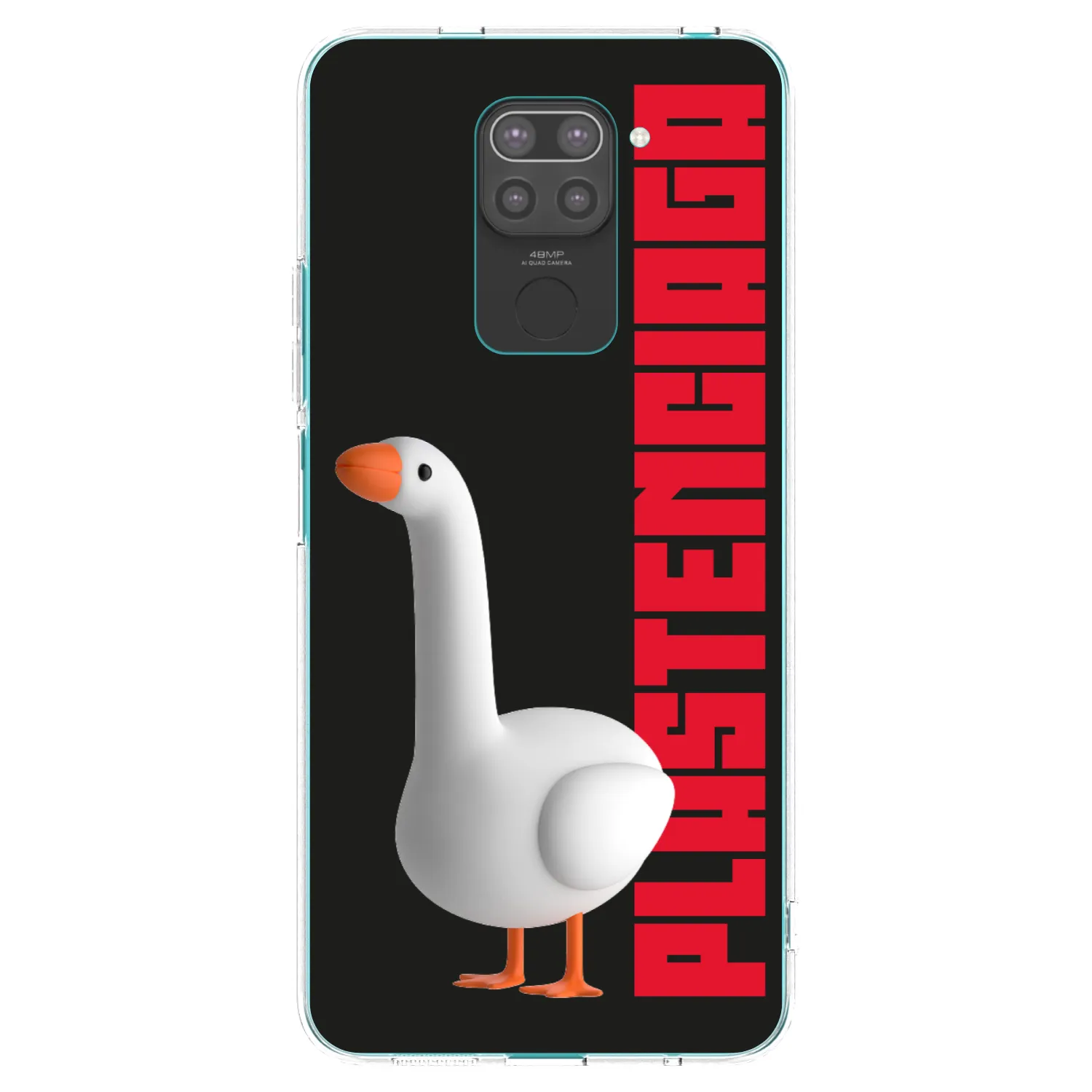 Picasee Μαύρη θήκη σιλικόνης για Xiaomi Redmi Note 9 - Kiky Ricky