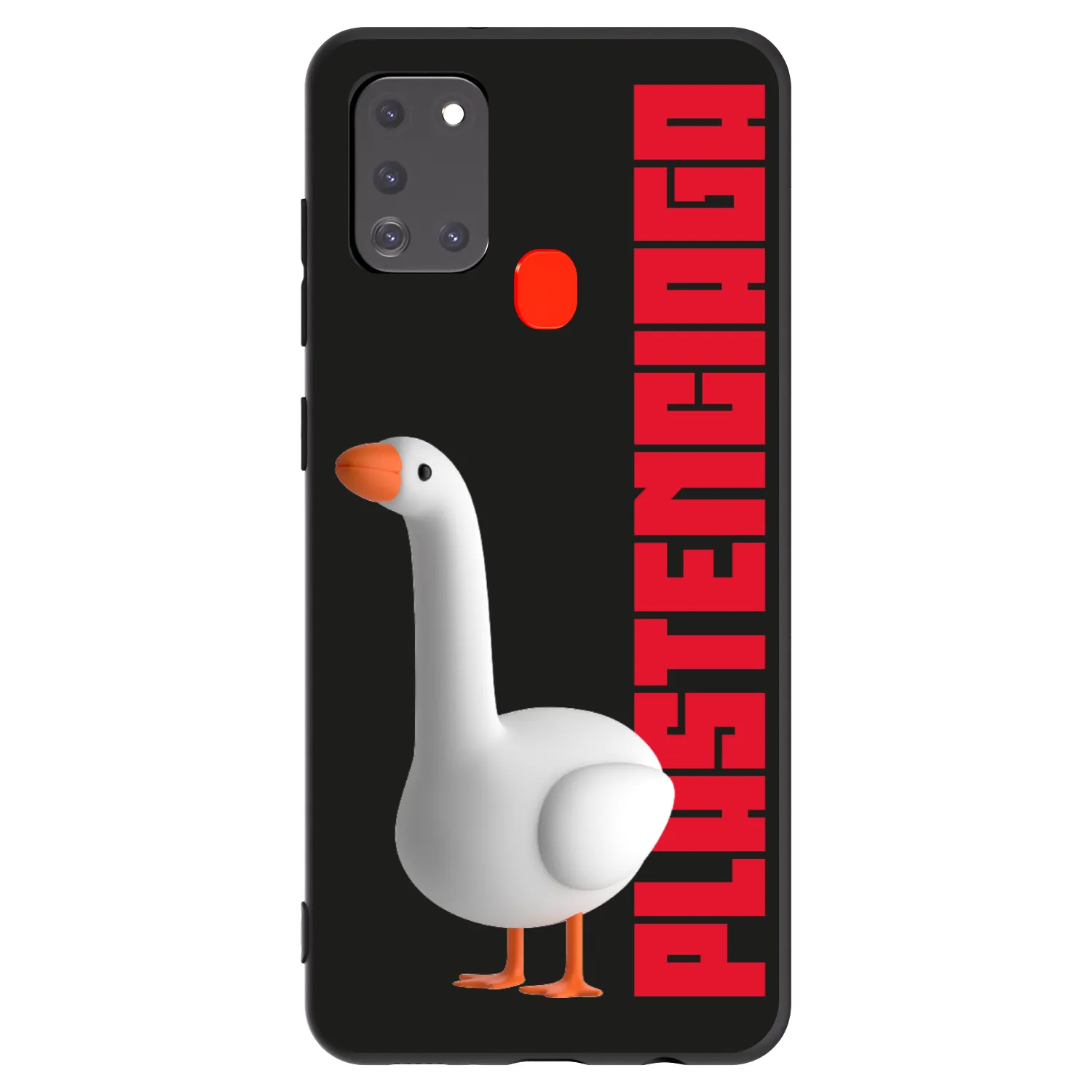 Picasee Μαύρη θήκη σιλικόνης για Samsung Galaxy A21s - Kiky Ricky