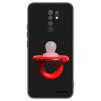 Picasee Μαύρη θήκη σιλικόνης για Xiaomi Redmi 9 - Le Dudel