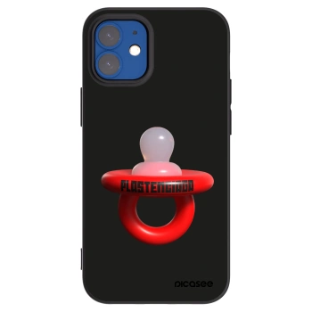Picasee Μαύρη θήκη σιλικόνης για Apple iPhone 12 mini - Le Dudel