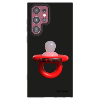 Picasee Μαύρη θήκη σιλικόνης για Samsung Galaxy S22 Ultra 5G - Le Dudel