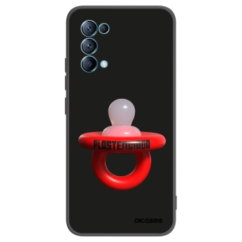 Picasee Μαύρη θήκη σιλικόνης για OPPO Reno 5 5G - Le Dudel