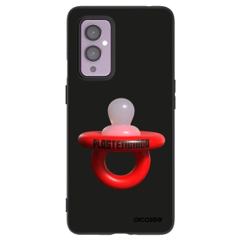 Picasee Μαύρη θήκη σιλικόνης για OnePlus 9 - Le Dudel