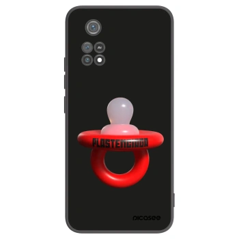 Picasee Μαύρη θήκη σιλικόνης για Xiaomi Poco M4 Pro - Le Dudel