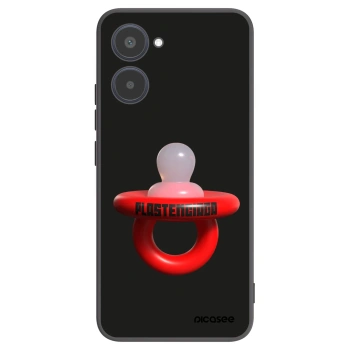 Picasee Μαύρη θήκη σιλικόνης για Realme 10 4G - Le Dudel