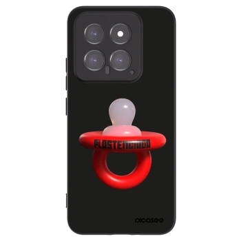 Picasee Μαύρη θήκη σιλικόνης για Xiaomi 14 - Le Dudel