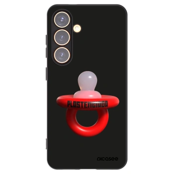 Picasee Μαύρη θήκη σιλικόνης για Samsung Galaxy S24 S921B 5G - Le Dudel
