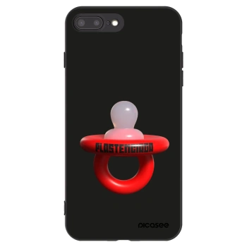 Picasee Μαύρη θήκη σιλικόνης για Apple iPhone 8 Plus - Le Dudel