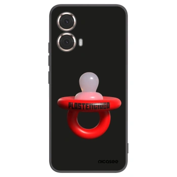 Picasee Μαύρη θήκη σιλικόνης για Motorola Moto G85 - Le Dudel