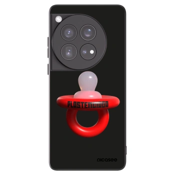 Picasee Μαύρη θήκη σιλικόνης για OnePlus 12 5G - Le Dudel