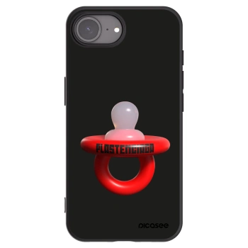 Picasee Μαύρη θήκη σιλικόνης για Apple iPhone 16e - Le Dudel