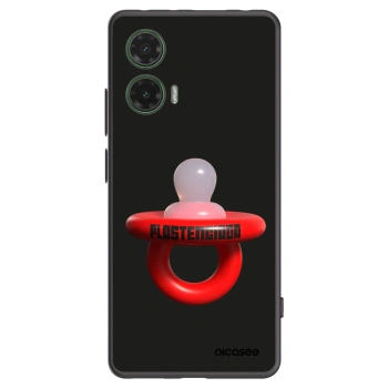 Picasee Μαύρη θήκη σιλικόνης για Motorola Moto G35 5G - Le Dudel