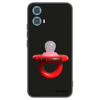 Picasee Μαύρη θήκη σιλικόνης για Motorola Moto G34 5G - Le Dudel