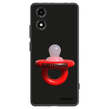 Picasee Μαύρη θήκη σιλικόνης για Motorola Moto E14 - Le Dudel