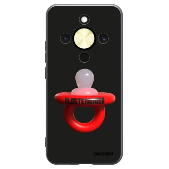 Picasee Μαύρη θήκη σιλικόνης για Honor Magic8 Lite 5G - Le Dudel