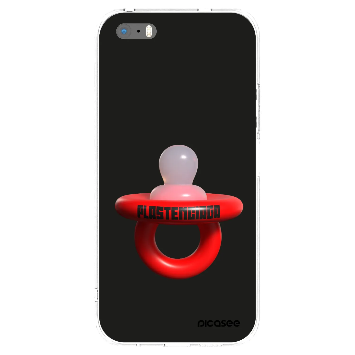 Picasee διαφανής θήκη σιλικόνης Apple iPhone 5/5S/SE - Le Dudel