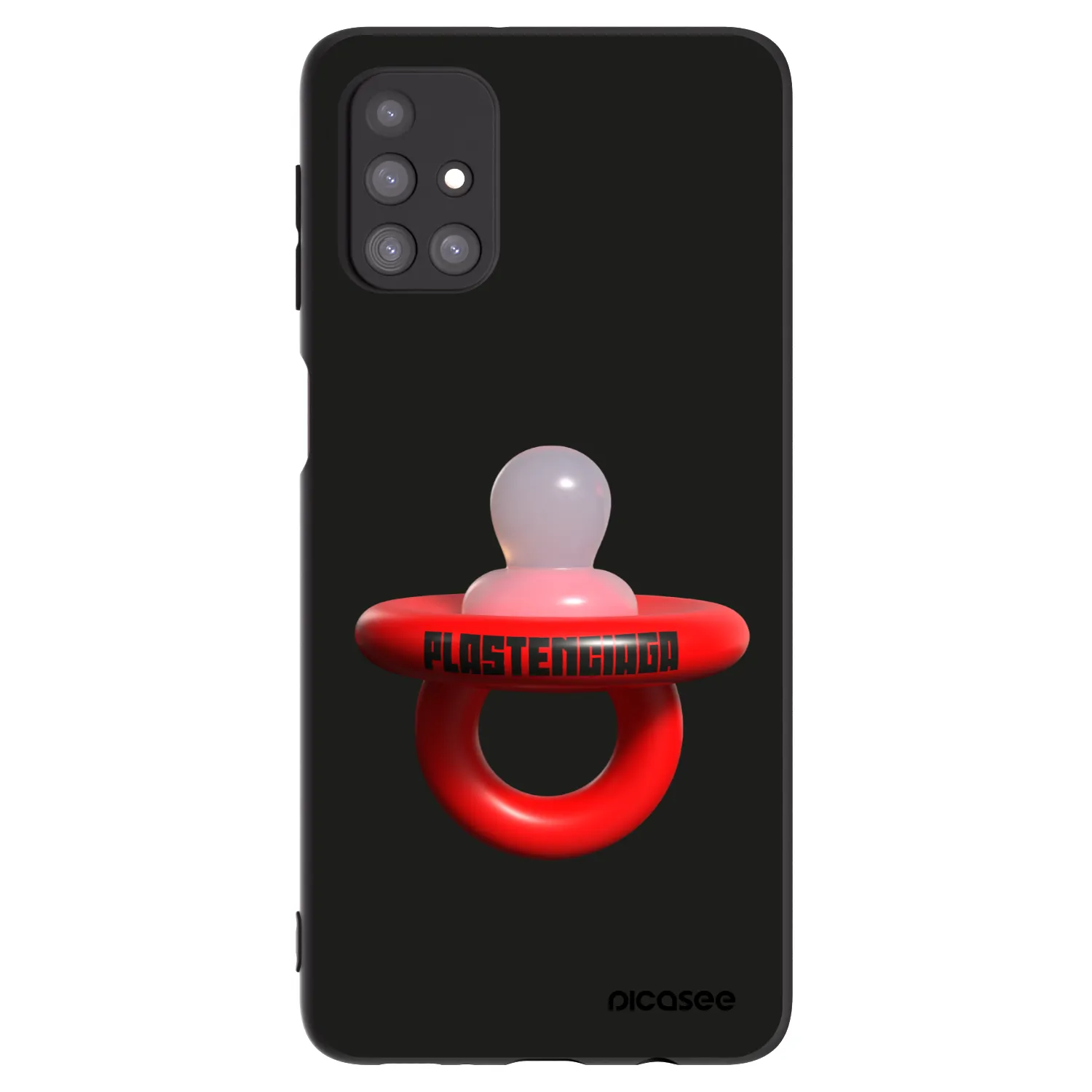 Picasee Μαύρη θήκη σιλικόνης για Samsung Galaxy M31s - Le Dudel