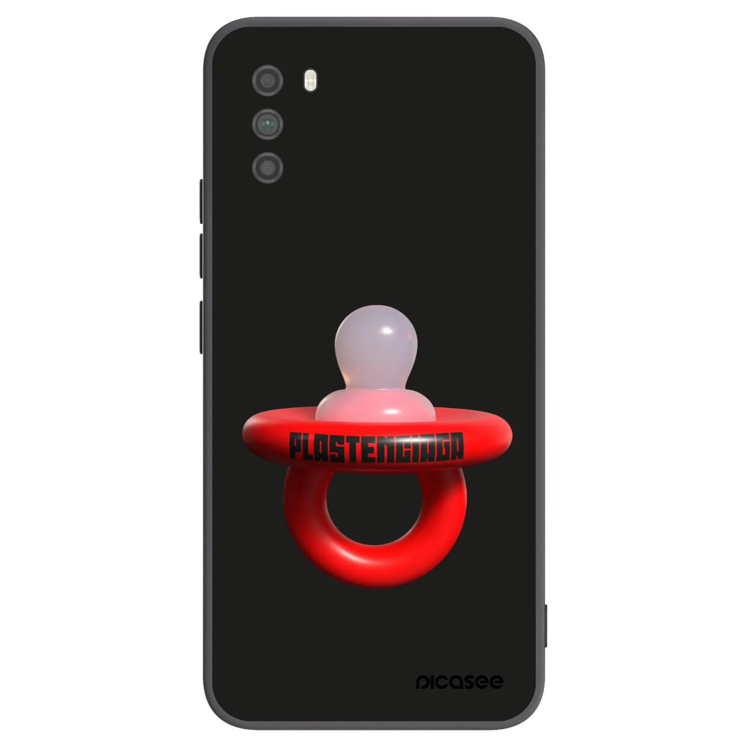 Picasee Μαύρη θήκη σιλικόνης για Xiaomi Poco M3 - Le Dudel