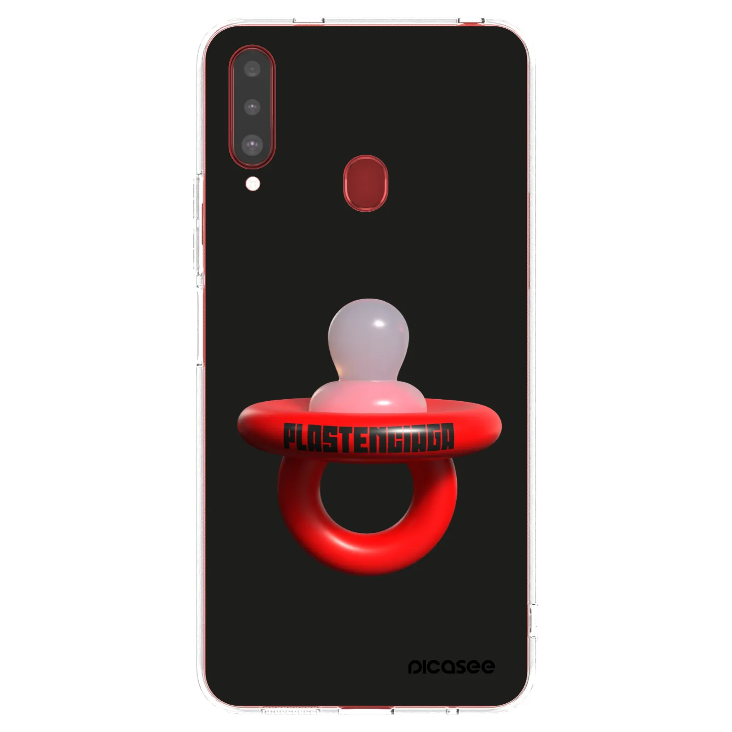 Picasee διαφανής θήκη σιλικόνης Samsung Galaxy A20s - Le Dudel