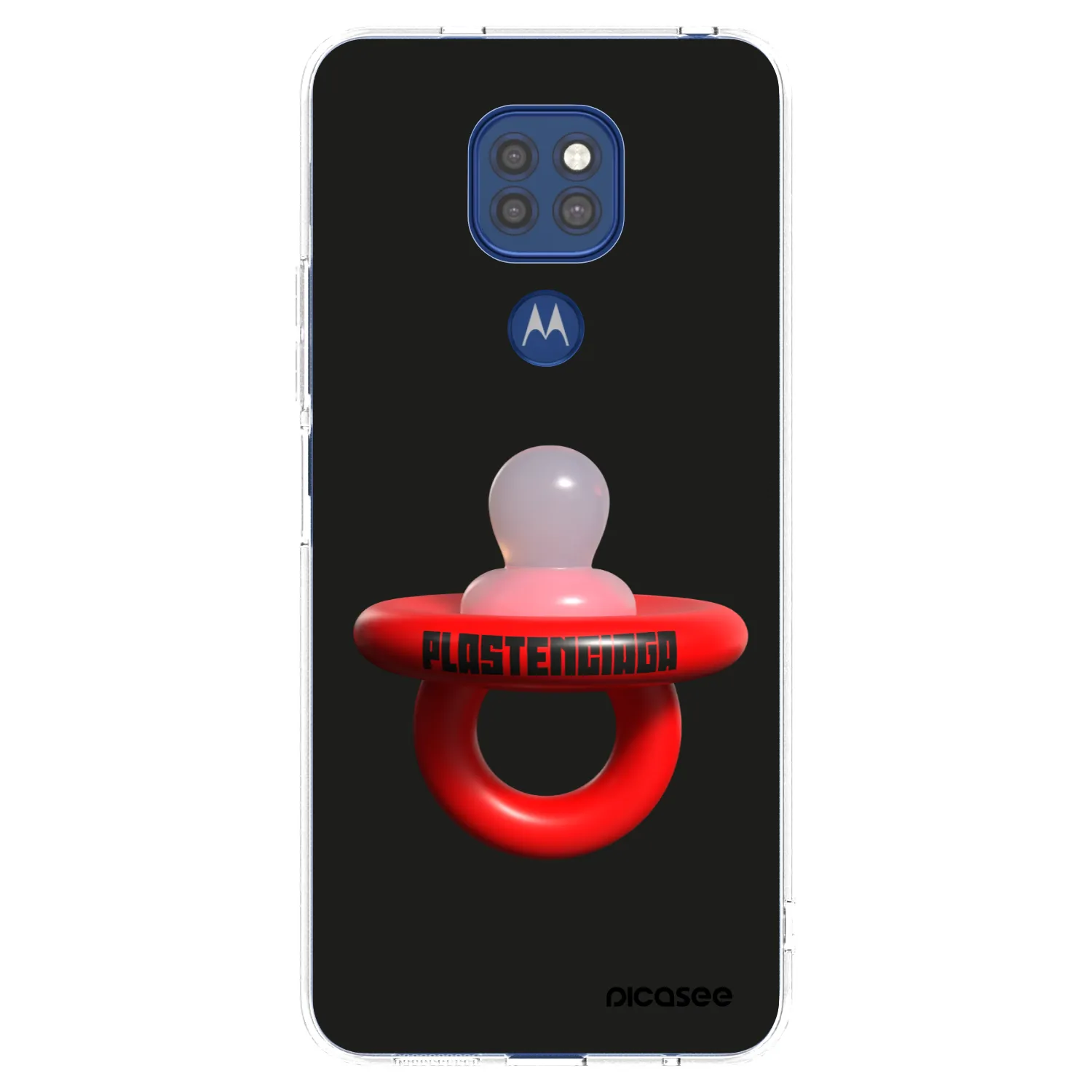 Picasee διαφανής θήκη σιλικόνης Motorola Moto G9 Play - Le Dudel