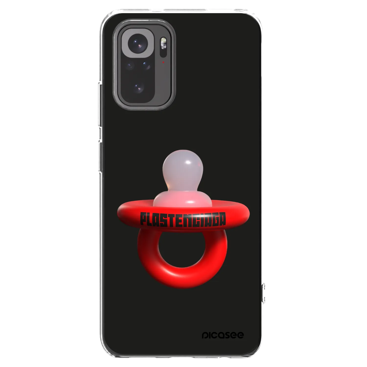 Picasee διαφανής θήκη σιλικόνης Xiaomi Redmi Note 10S - Le Dudel