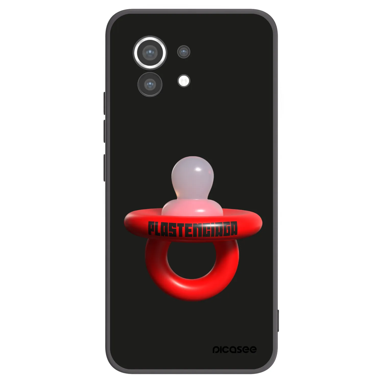 Picasee Μαύρη θήκη σιλικόνης για Xiaomi Mi 11 - Le Dudel