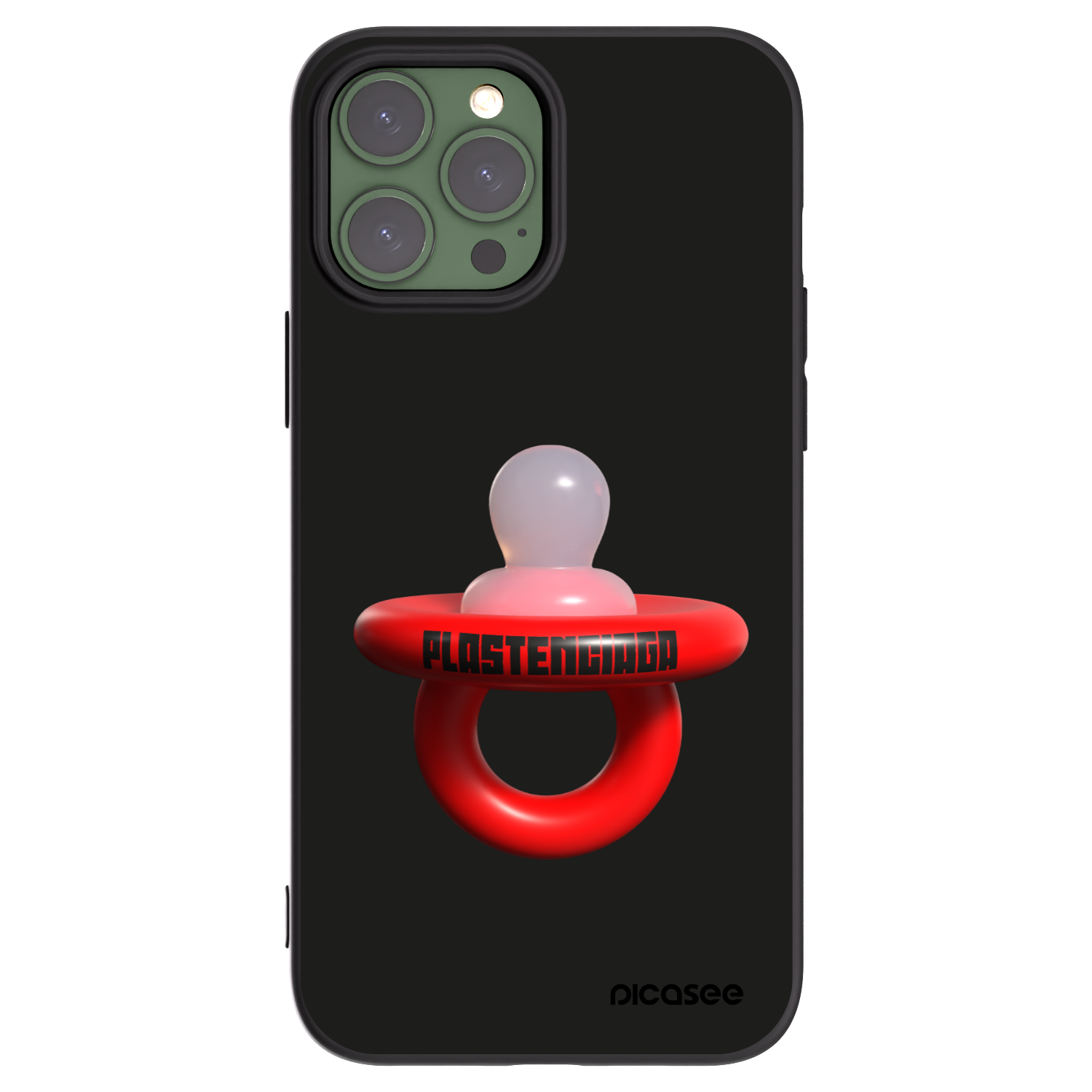 Picasee Μαύρη θήκη σιλικόνης για Apple iPhone 13 Pro Max - Le Dudel
