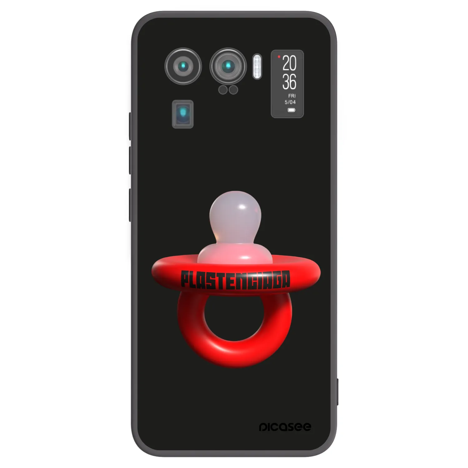 Picasee Μαύρη θήκη σιλικόνης για Xiaomi Mi 11 Ultra - Le Dudel