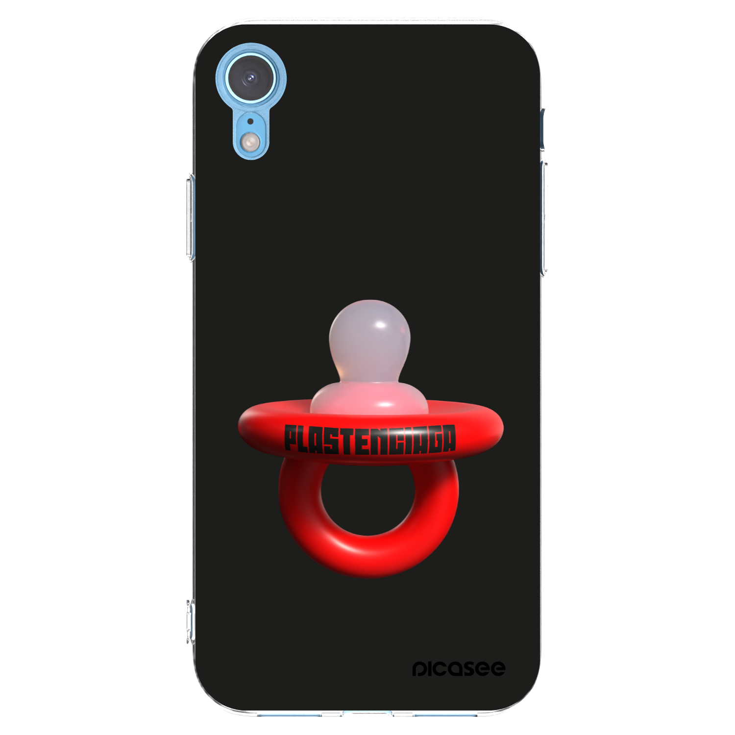 Picasee διαφανής θήκη σιλικόνης Apple iPhone XR - Le Dudel