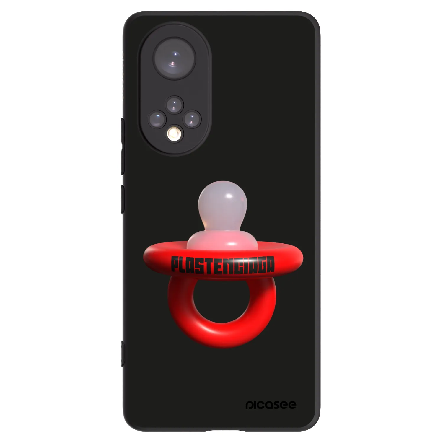 Picasee Μαύρη θήκη σιλικόνης για Huawei Nova 9 - Le Dudel