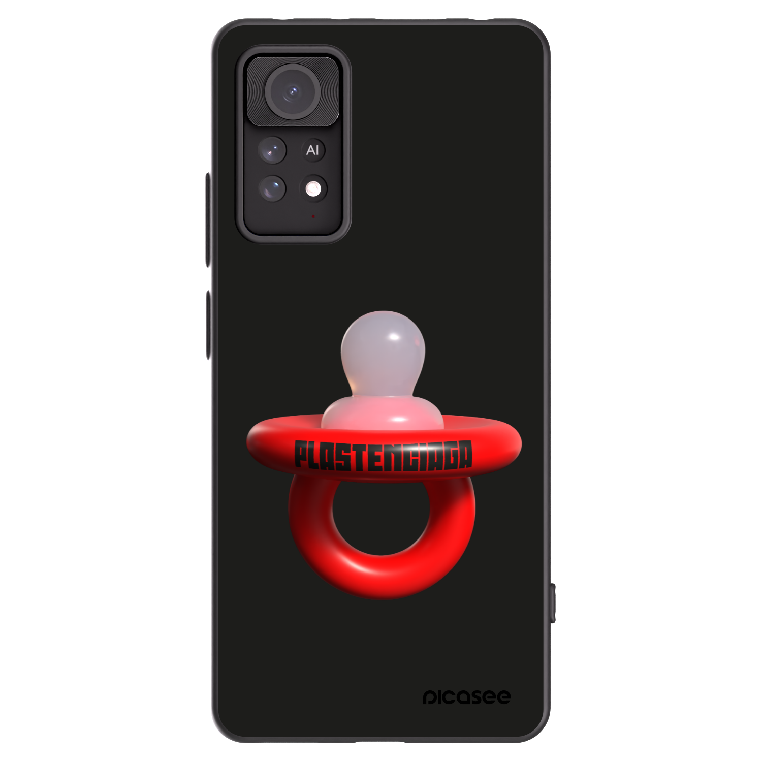 Picasee Μαύρη θήκη σιλικόνης για Xiaomi Redmi Note 11 Pro 5G - Le Dudel