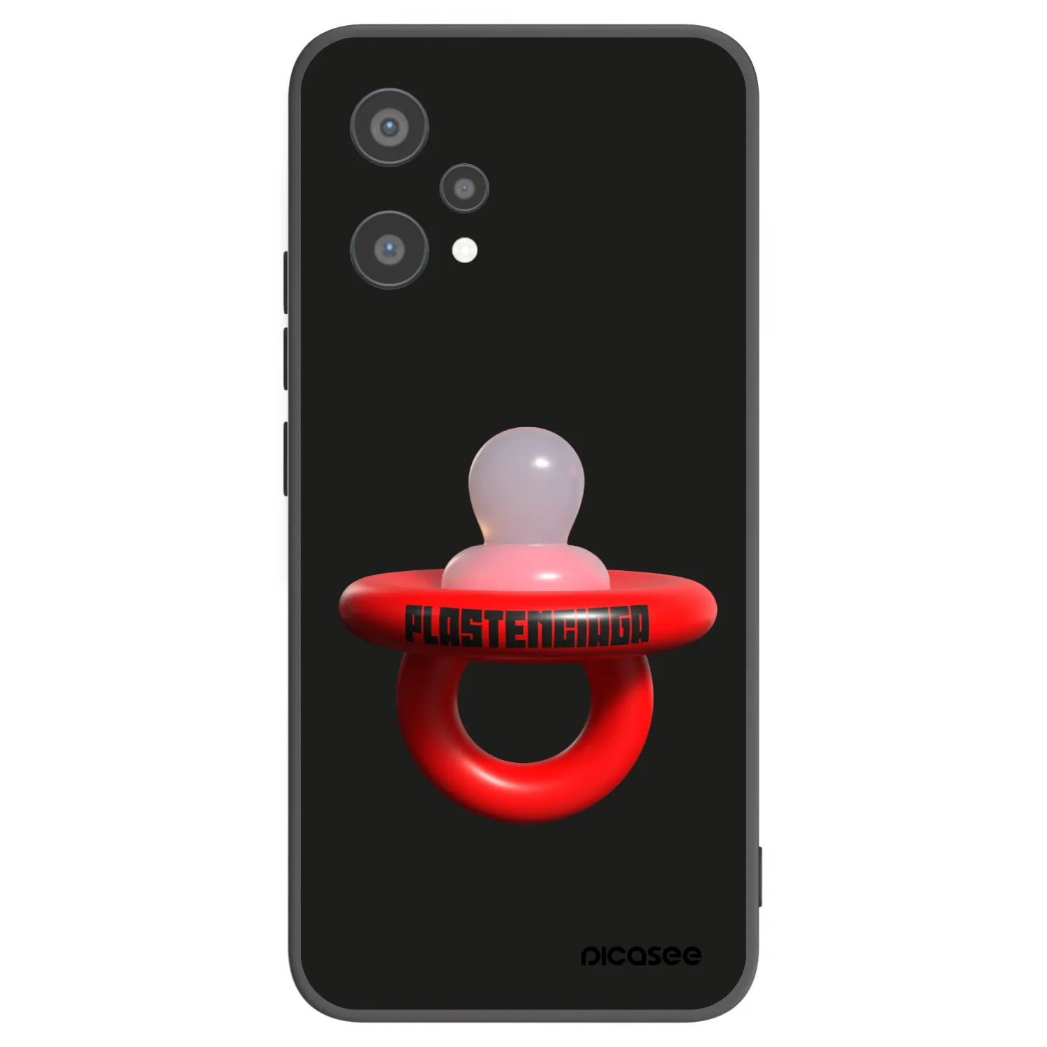 Picasee Μαύρη θήκη σιλικόνης για Realme 9 Pro 5G - Le Dudel