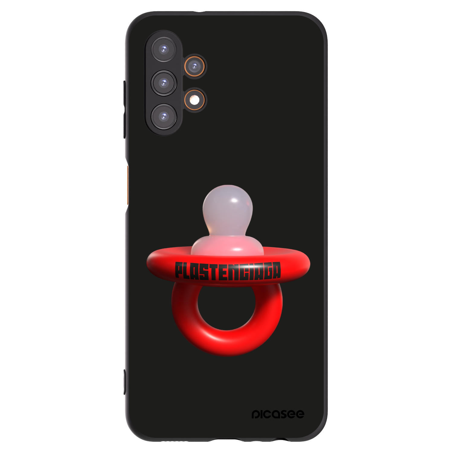 Picasee Μαύρη θήκη σιλικόνης για Samsung Galaxy A13 4G A135 - Le Dudel