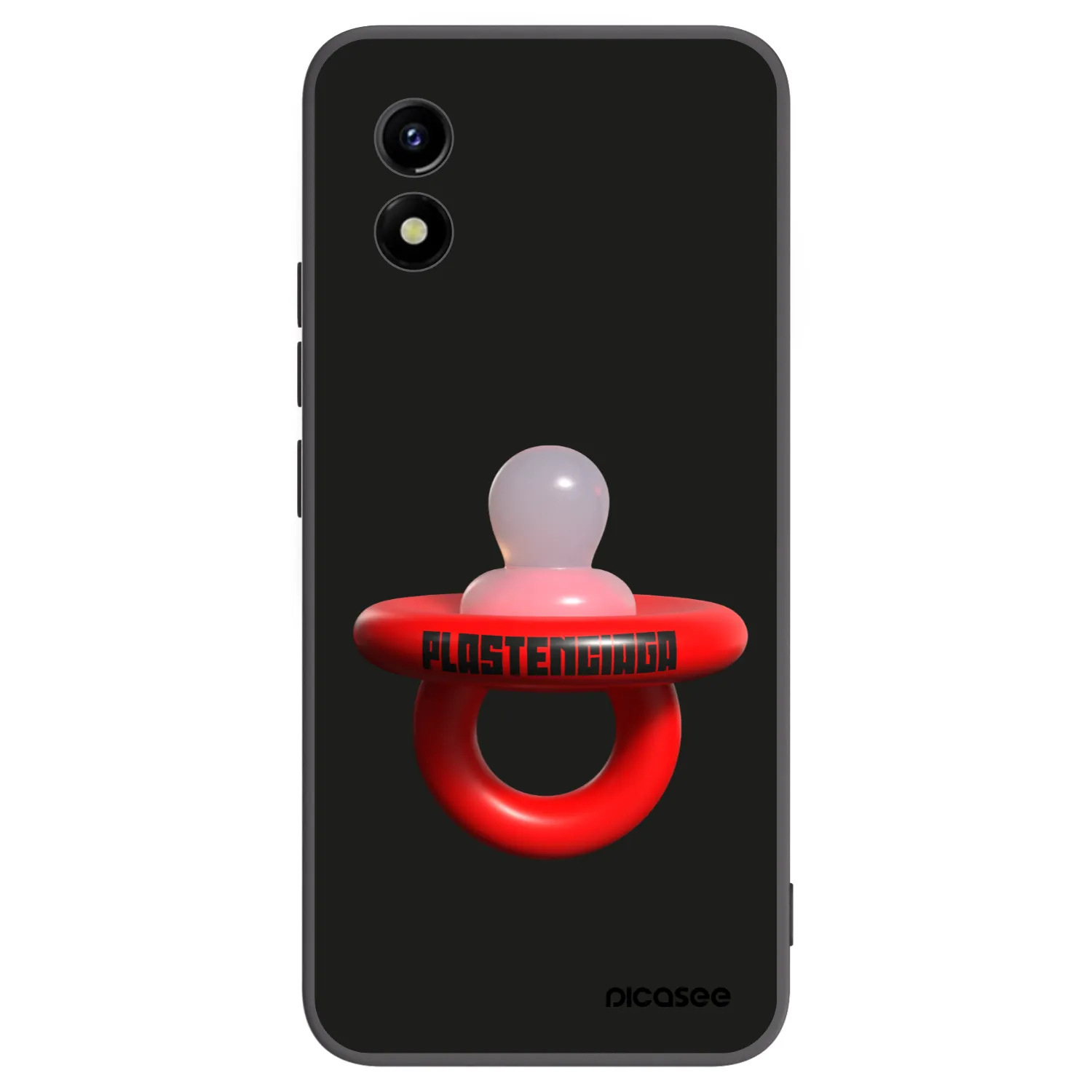 Picasee Μαύρη θήκη σιλικόνης για Vivo Y01 - Le Dudel