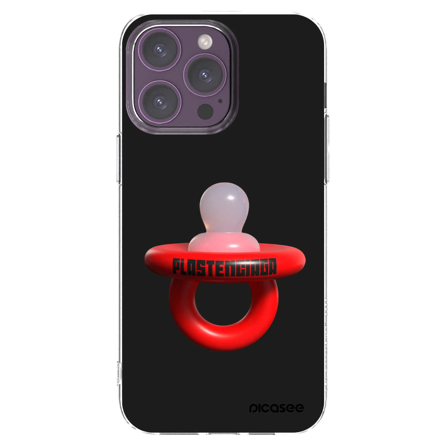 Picasee διαφανής θήκη σιλικόνης Apple iPhone 14 Pro Max - Le Dudel
