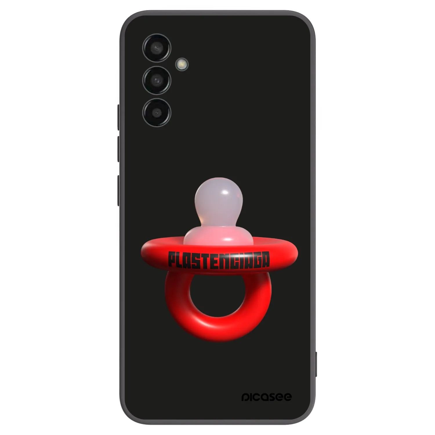 Picasee Μαύρη θήκη σιλικόνης για Samsung Galaxy M13 M135F - Le Dudel